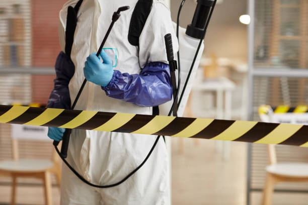 Professional Biohazard Cleanup technician working in Yettem, CA
